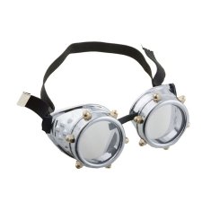 funny fashion Brýle steampunk stříbrné