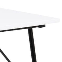 Design Scandinavia Pracovní stůl Pascal, 100 cm, MDF, bílá