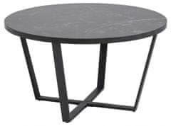 Design Scandinavia Konferenční stolek Amble, 77 cm, černá