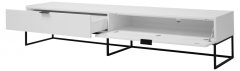 Design Scandinavia Televizní stolek Kobe, 200 cm, MDF, bílá