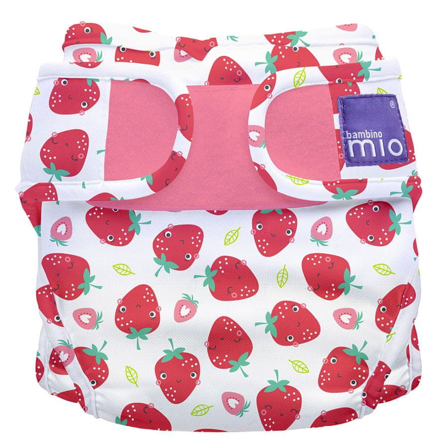 Bambinomio Miosoft plenkové kalhotky Strawberry Cream 9-15kg