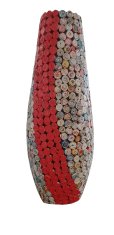 BIRIDA Dekorativní váza barevná úzká RC226 - 60 cm