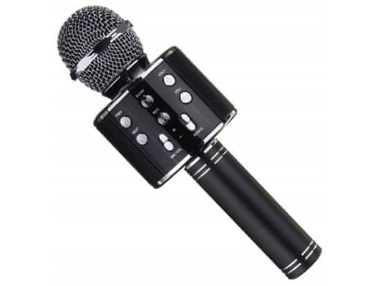 Karaoke bluetooth mikrofon s reproduktorem, ČERNÁ E-227-CE