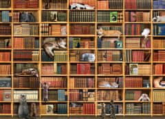 Cobble Hill  Puzzle Kočičí knihovna 1000 dílků