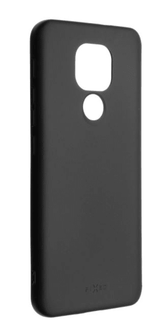 FIXED Zadní pogumovaný kryt Story pro Motorola Moto E7 Plus, černý FIXST-591-BK