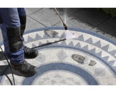 NORTHRUGS Kusový koberec Twin Supreme 103414 Jamaica blue creme kruh – na ven i na doma 200x200 (průměr) kruh