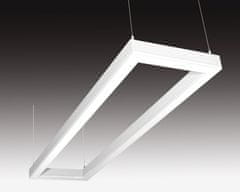 SEC SEC Stropní nebo závěsné LED svítidlo s přímým osvětlením WEGA-FRAME2-DB-DIM-DALI, 32 W, bílá, 607 x 330 x 50 mm, 4000 K, 4260 lm 322-B-104-01-01-SP