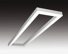 SEC SEC Stropní nebo závěsné LED svítidlo s přímým osvětlením WEGA-FRAME2-DB-DIM-DALI, 32 W, eloxovaný AL, 607 x 330 x 50 mm, 3000 K, 4260 lm 322-B-103-01-00-SP