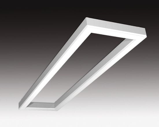 SEC SEC Stropní nebo závěsné LED svítidlo s přímým osvětlením WEGA-FRAME2-DB-DIM-DALI, 32 W, eloxovaný AL, 607 x 330 x 50 mm, 4000 K, 4260 lm 322-B-104-01-00-SP