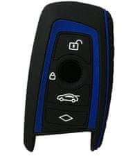 UNI Silikonový obal na klíček BMW F10 F20 F30 Z4 X1 X3 X4 M1 M2 M3 1 2 3 5 7 Modrý