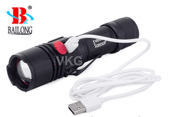 USB Svítilna Bailong W556, LED typu L3-U3 E-066