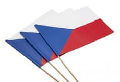 Papírová vlaječka na špejli - 14,5 x 21 cm