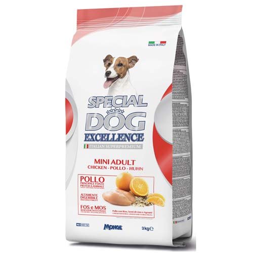 Monge SPECIAL DOG EXCELLENCE MINI ADULT Chicken 3kg 30/18 superprémiové krmivo pro psy