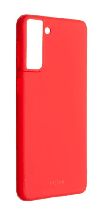 FIXED Zadní pogumovaný kryt Story pro Samsung Galaxy S21+, červený FIXST-654-RD