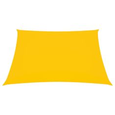 Greatstore Stínící plachta oxfordská látka obdélníková 2,5 x 4 m žlutá