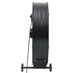 Greatstore Průmyslový bubnový ventilátor 77 cm 180 W černý