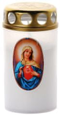 Svíčka Vatikánka velká s víčkem obtisk 115 g
