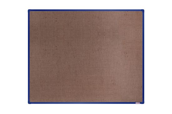 boardOK Jutová nástěnka s modrým rámem 150 x 120 cm