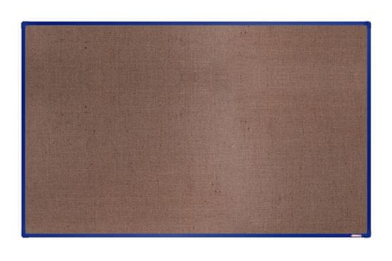boardOK Jutová nástěnka s modrým rámem 200 x 120 cm