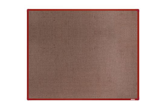 boardOK Jutová nástěnka s červeným rámem 150 x 120 cm
