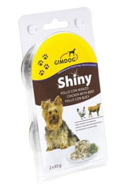 Shiny Dog Gimborn konz. ShinyDog kuře/hovězí 2x85g