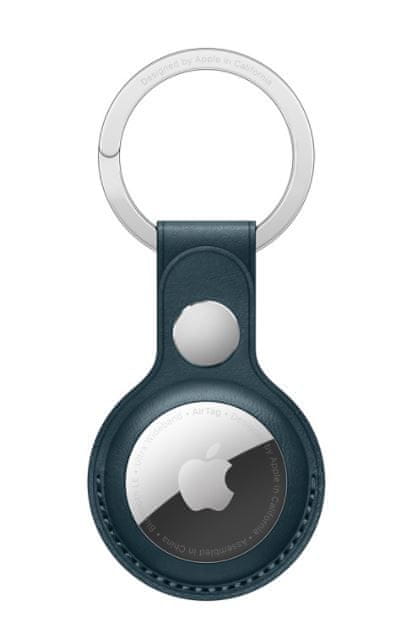 Apple AirTag Leather Key Ring - Baltic Blue MHJ23ZM/A