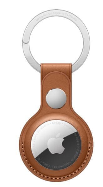 Apple AirTag Leather Key Ring - Saddle Brown MX4M2ZM/A