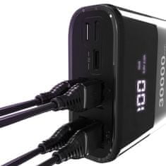 MG WPB-001 Power Bank 30000mAh 4x USB 2A, černý