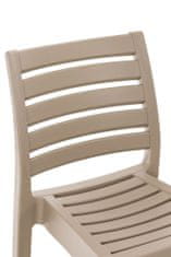 BHM Germany Barová židle Ares, plast, krémová