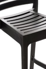 BHM Germany Barová židle Ares, plast, černá