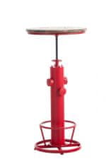 BHM Germany Odkládací stolek Ruhr, 60 cm, červená