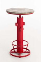 BHM Germany Odkládací stolek Ruhr, 60 cm, červená