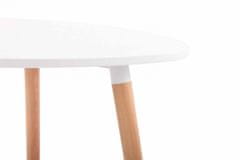 BHM Germany Odkládací stolek Abenra, 80 cm, bílá