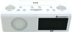 UR8350WE, radiobudík s DAB +, USB, bílá/šedá