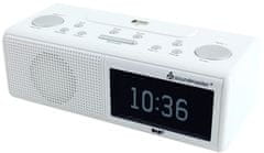 UR8350WE, radiobudík s DAB +, USB, bílá/šedá