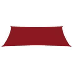Greatstore Stínící plachta oxfordská látka obdélníková 5 x 8 m červená