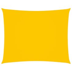 Greatstore Stínící plachta oxfordská látka obdélníková 3 x 4 m žlutá