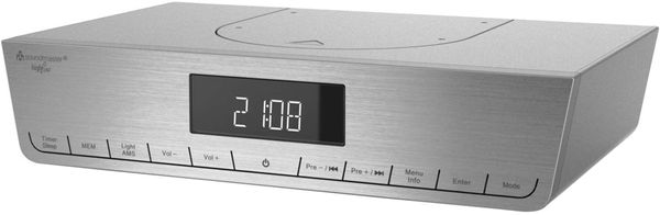 moderní radiopřijímač soundmaster ur2016si do kuchyně dab fm tuner 20 předvoleb rds rádio skvělý zvuk montážní sada v balení hodiny časovač kuchyňský budík se 2 alarmy buzení tónem nebo rozhlasem
