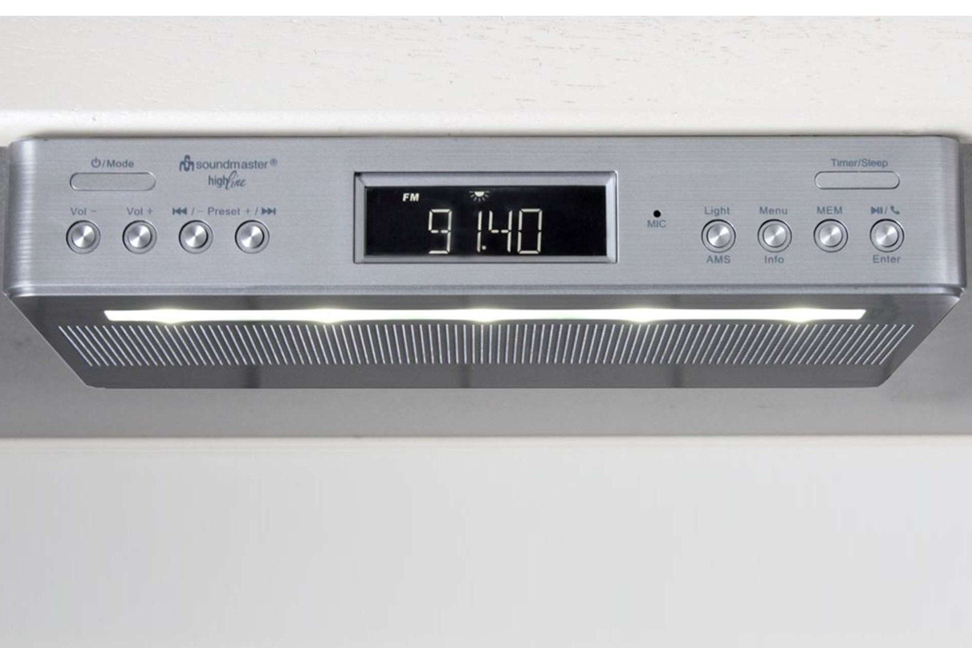 Soundmaster UR2045SI, kuchyňské rádio, stříbrná