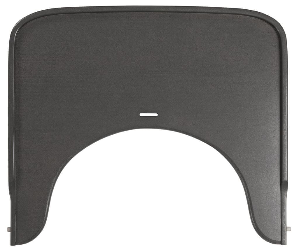 Hauck Alpha wooden tray Charcoal
