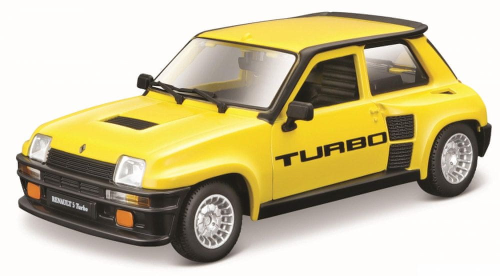 BBurago 1:24 Renault 5 Turbo žlutá