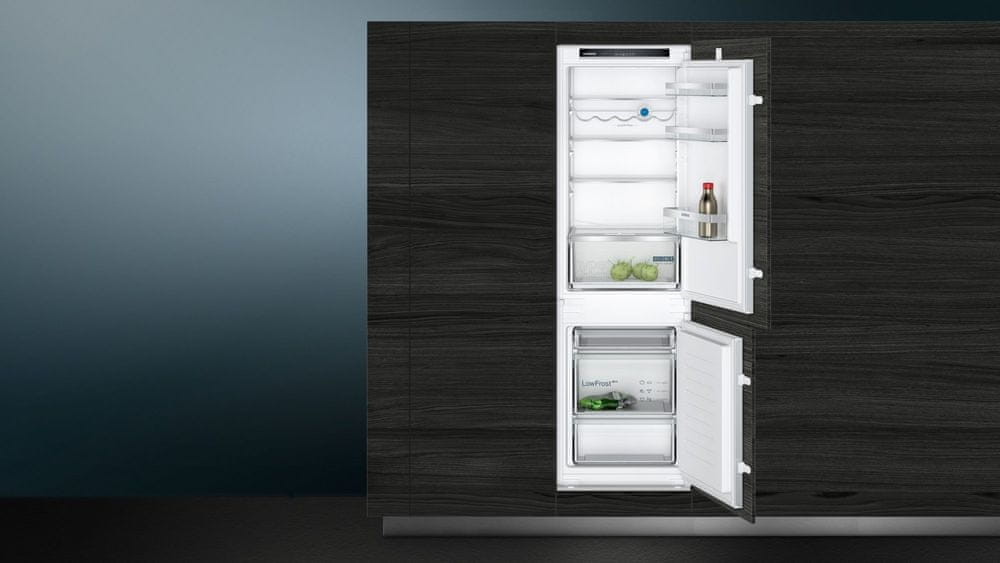 Siemens vestavná kombinovaná chladnička KI86VVSE0