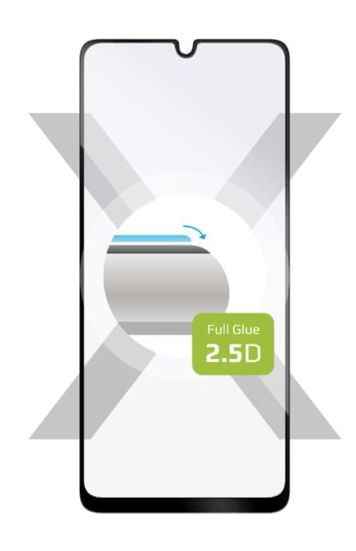 FIXED Ochranné tvrzené sklo Full-Cover Samsung Galaxy A32, přes celý displej, černé FIXGFA-705-BK