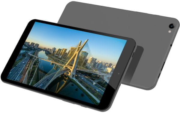 Tablet iGet SMART W83 štíhly, kompaktné rozmery, veľký displej, GPS, dlhá výdrž batérie Android 10 IPS displej zadný aj predný fotoaparát Bluetooth Wifi OTG cestovný tablet videohovory USB-C 3,5 mm jack veľké úložisko sledovanie filmov hranie hier výkonný procesor Allwinner A133 dotykové pero