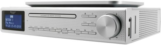 Soundmaster UR2195SI, kuchyňské rádio s CD, stříbrná