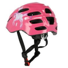 Nils Extreme helma MTW01 s blikačkou růžová velikost S