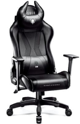 Diablo-Chairs X-Horn 2.0, černá (5902560336993) sportovní vzhled ergonomický komfort koženkové čalounění paměťová pěna