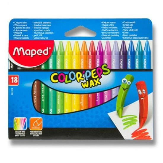 Maped Voskovky Color Peps Wax 18 barev