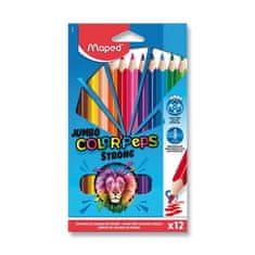 Maped Pastelky Color Peps Strong Jumbo 12 barev
