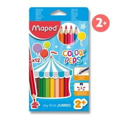 Maped Pastelky Color Peps Jumbo 12 barev ( 2+)